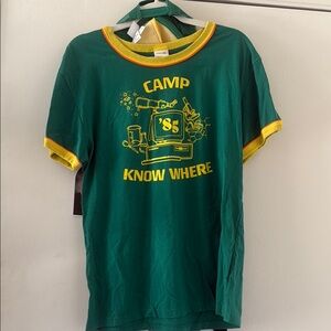 STRANGER THINGS Green Camp Know Where T-Shirt